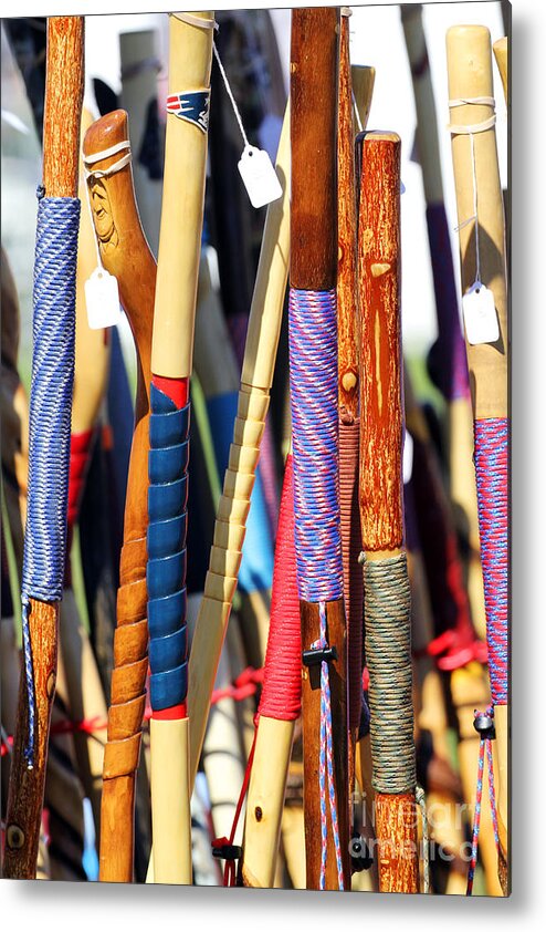 Canes Metal Print featuring the photograph Walking Sticks by Jennifer Robin