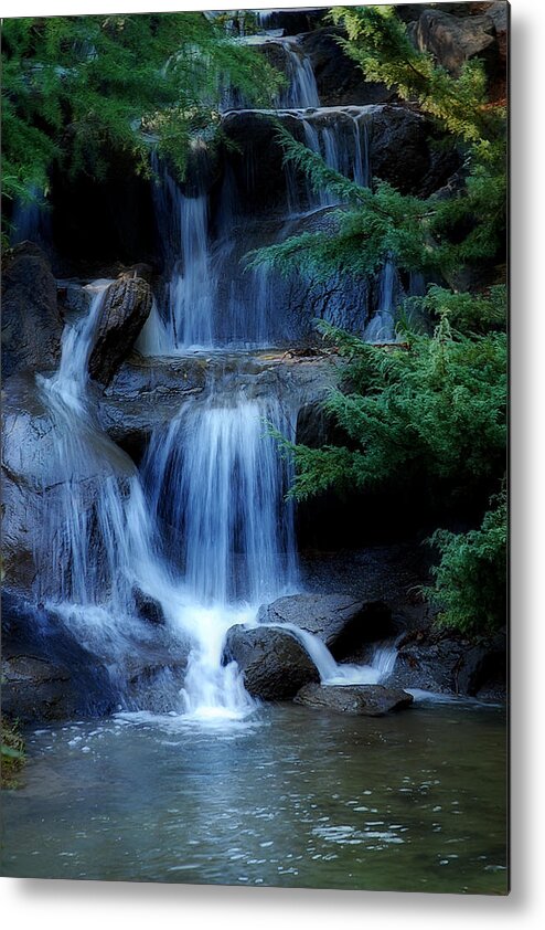 Waterfalls Metal Print featuring the photograph Waterfall by Marion McCristall