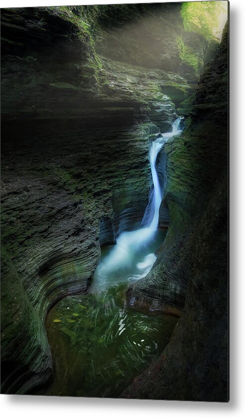 Watkins Glen Metal Print featuring the photograph Watkins Glen Gorge by Bill Wakeley