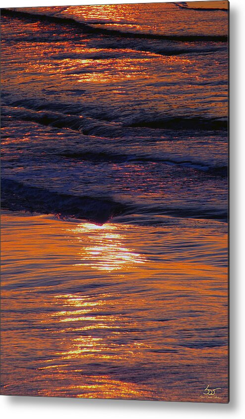 Sea Metal Print featuring the photograph Waves of Color by Sam Davis Johnson