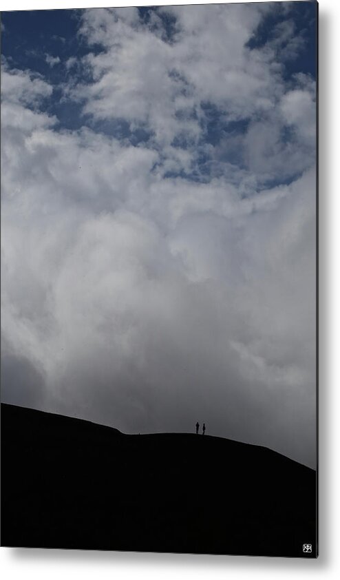 Clouds Metal Print featuring the photograph We Are Small by John Meader