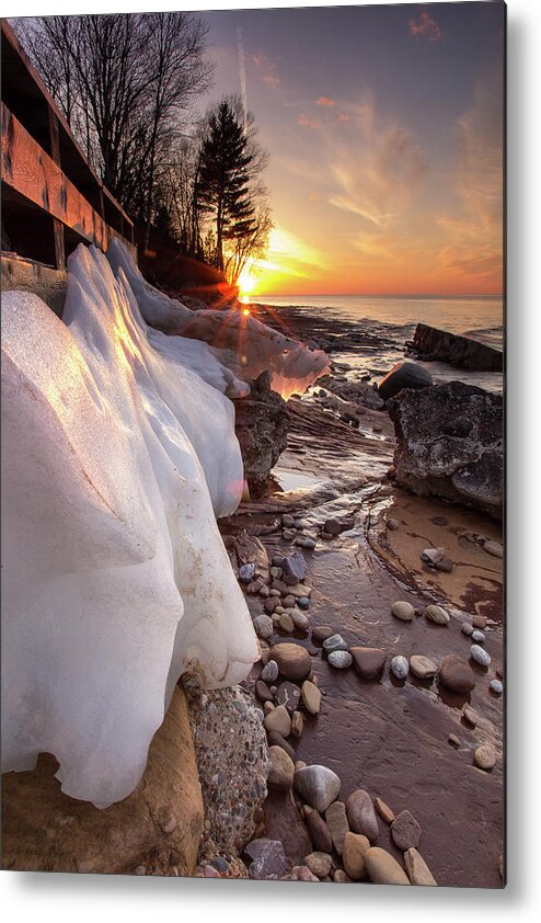 Sunset Metal Print featuring the photograph Wealth of The Heart  by Lee and Michael Beek