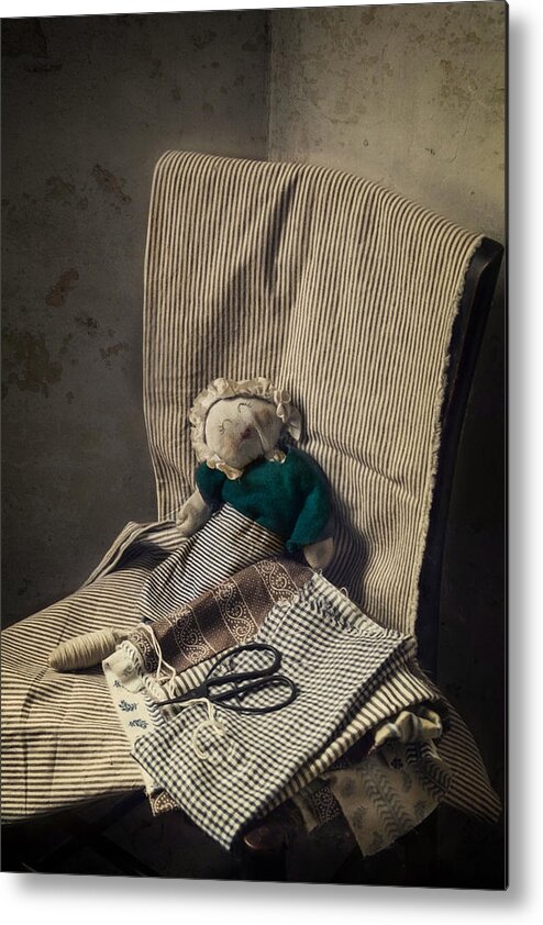 Doll.rag Doll Metal Print featuring the photograph Well Loved by Robin-Lee Vieira