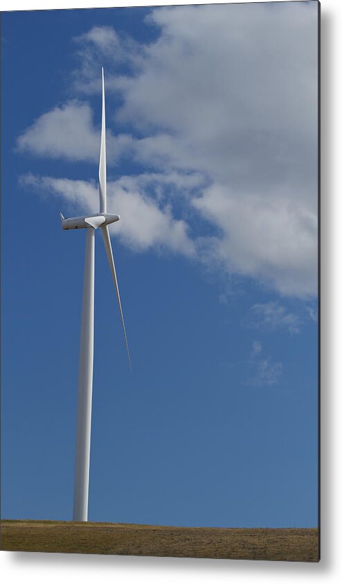 Wind Turbine Metal Print featuring the photograph Wind Power 8 by Todd Kreuter