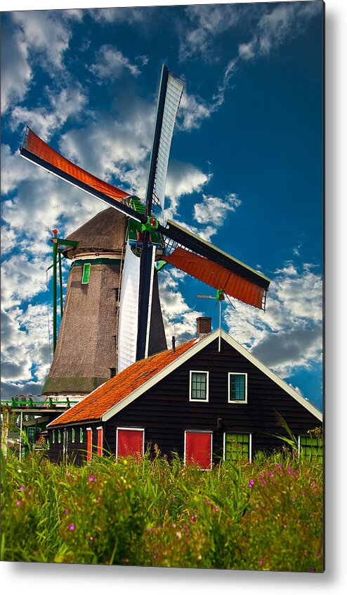 Windmill Metal Print featuring the photograph Windmill by Harry Spitz