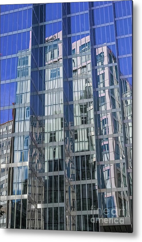 Architecture Metal Print featuring the photograph Windows On The World by Philip Preston