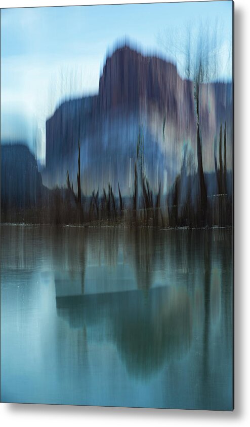 Dugout Pond Metal Print featuring the photograph Winter At Dugout Pond by Deborah Hughes