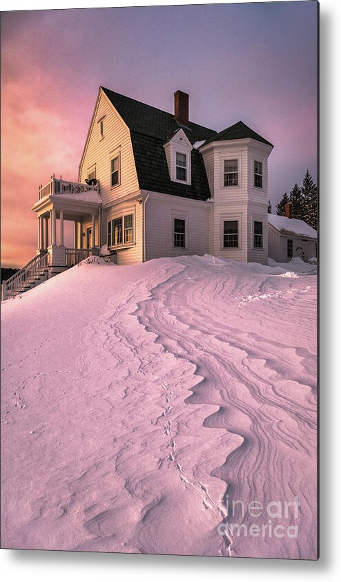 Attraction Metal Print featuring the photograph Winter Light at Marshall Point by Benjamin Williamson