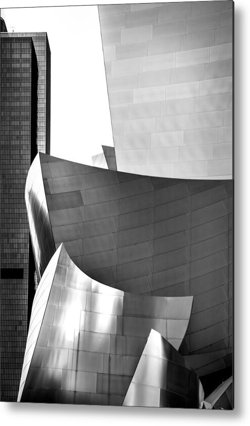 Los Angeles Metal Print featuring the photograph Worlds Apart by Az Jackson