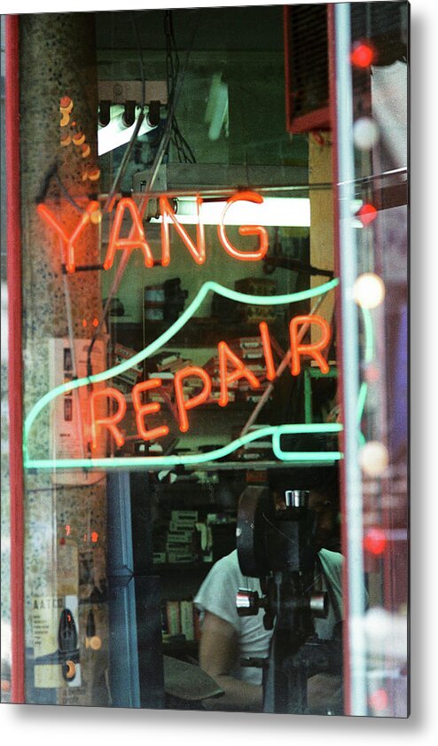Color Metal Print featuring the photograph Yang Repair by Frank DiMarco