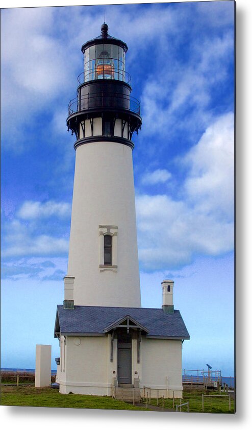 Yaquina Metal Print featuring the photograph Yaquina Head Lighthouse by Todd Kreuter