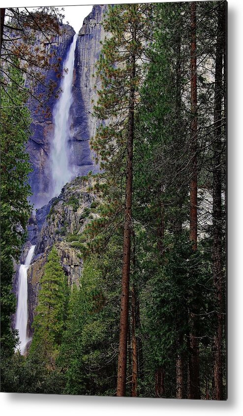 Yosemite Fallls Metal Print featuring the photograph Yosemite Falls C by Phyllis Spoor
