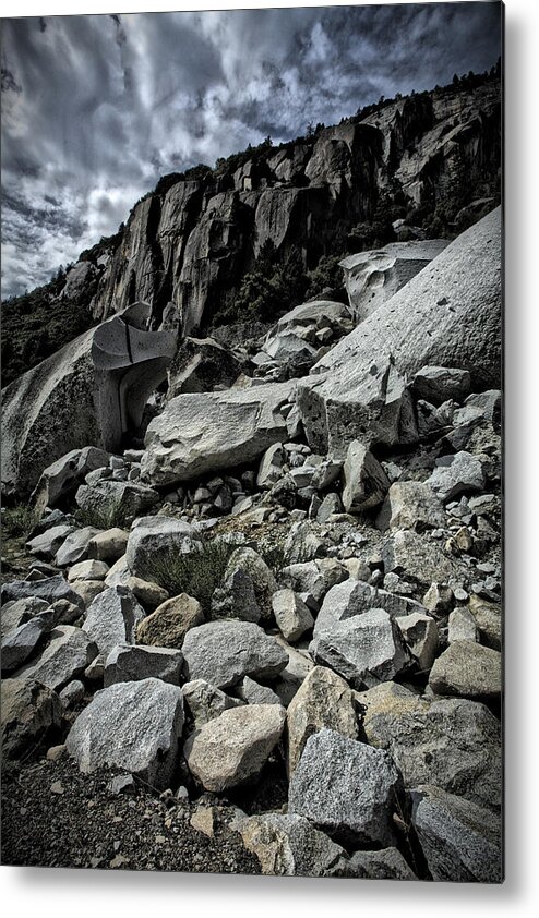 Yosemite Metal Print featuring the photograph Yosemite Rocks by Bonnie Bruno