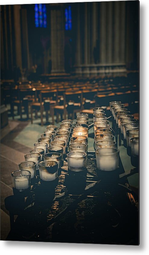 Catholic Metal Print featuring the photograph You Were There For Me by Lucinda Walter