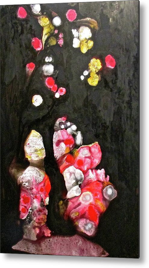 Fantasy Metal Print featuring the painting You're Thinking About Bubbles Again, Aren't You? by Janice Nabors Raiteri