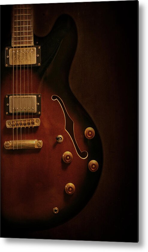 Guitar Metal Print featuring the photograph Yum. by Jeff Mize