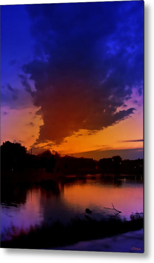 Sunset Metal Print featuring the photograph Zenith by Kathy Besthorn