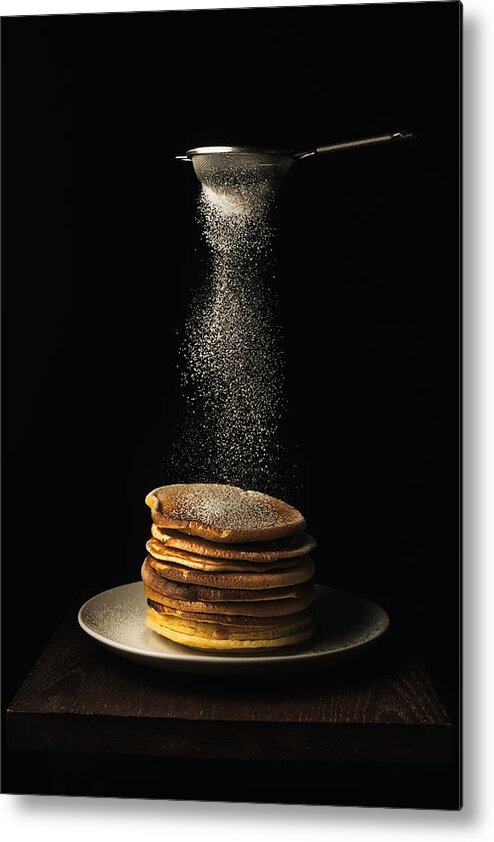 Pancake Metal Print featuring the photograph by Suzuhiko Suzuki
