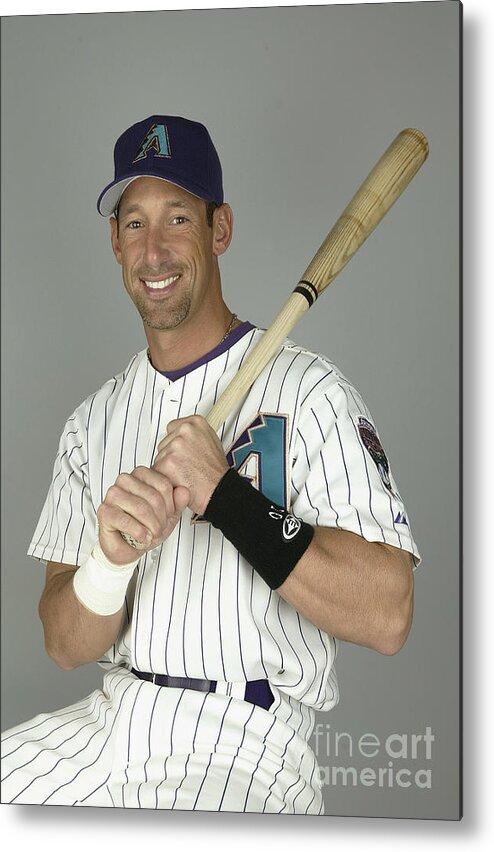 Media Day Metal Print featuring the photograph Diamondbacks Photo Day #1 by Jeff Gross