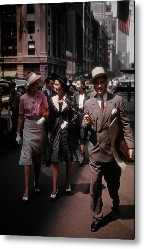 1950-1959 Metal Print featuring the photograph Mad Men #1 by Michael Ochs Archives