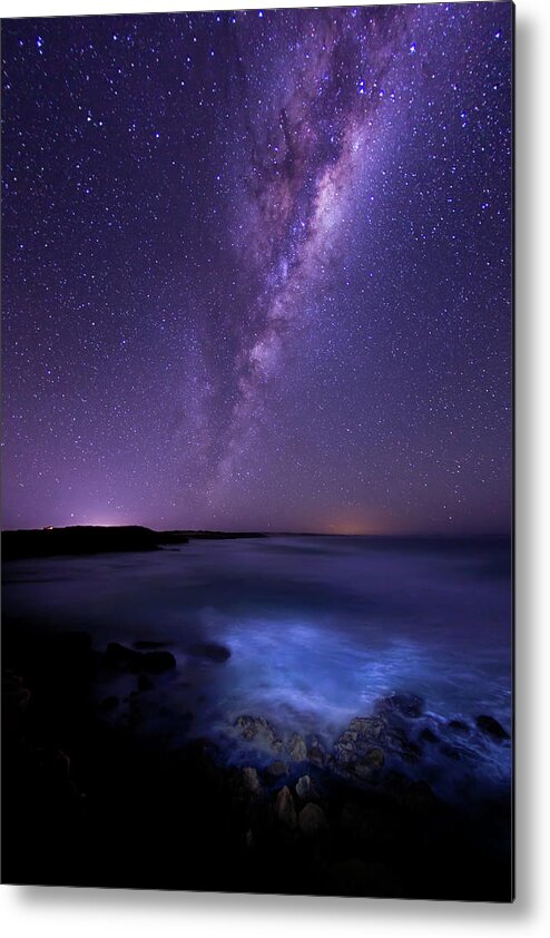 Tranquility Metal Print featuring the photograph Milky Way Over The Southern Ocean #1 by John White Photos