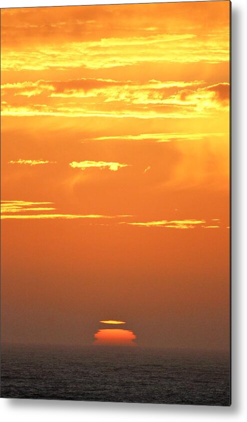 Beach Metal Print featuring the photograph Sunset #2 by FD Graham