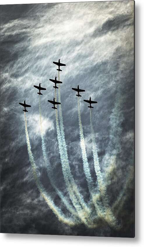 Airshow Metal Print featuring the photograph Untitled #1 by Gustavo Marquez