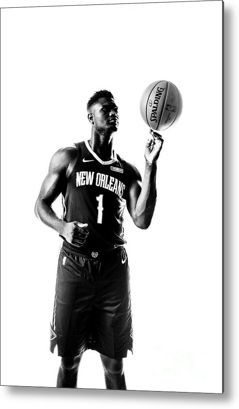 Zion Williamson Metal Print featuring the photograph Zion Williamson by Sean Berry