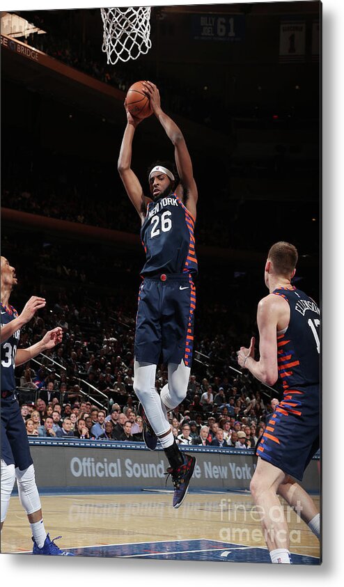 Nba Pro Basketball Metal Print featuring the photograph Orlando Magic V New York Knicks by Nathaniel S. Butler