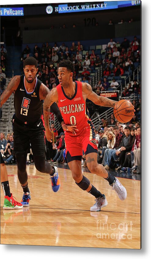Nickeil Alexander-walker Metal Print featuring the photograph La Clippers V New Orleans Pelicans by Layne Murdoch Jr.