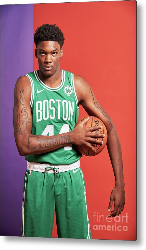 Robert Williams Metal Print featuring the photograph 2018 Nba Rookie Photo Shoot #113 by Jennifer Pottheiser