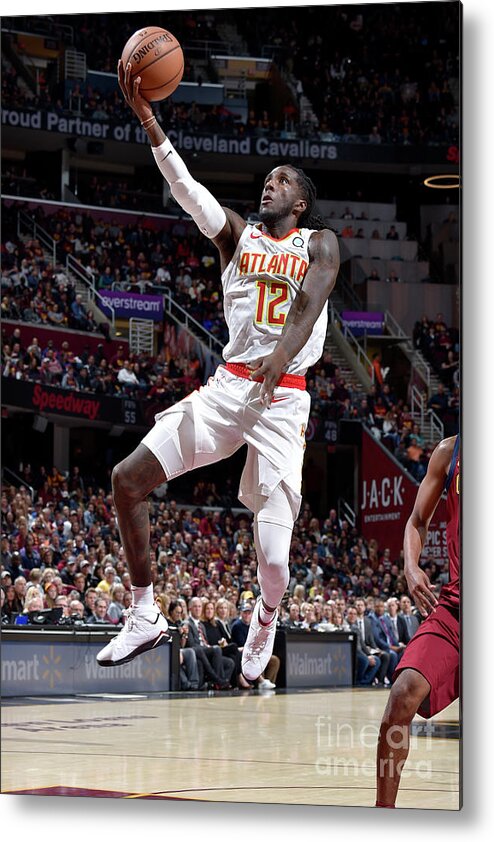 Nba Pro Basketball Metal Print featuring the photograph Atlanta Hawks V Cleveland Cavaliers by David Liam Kyle