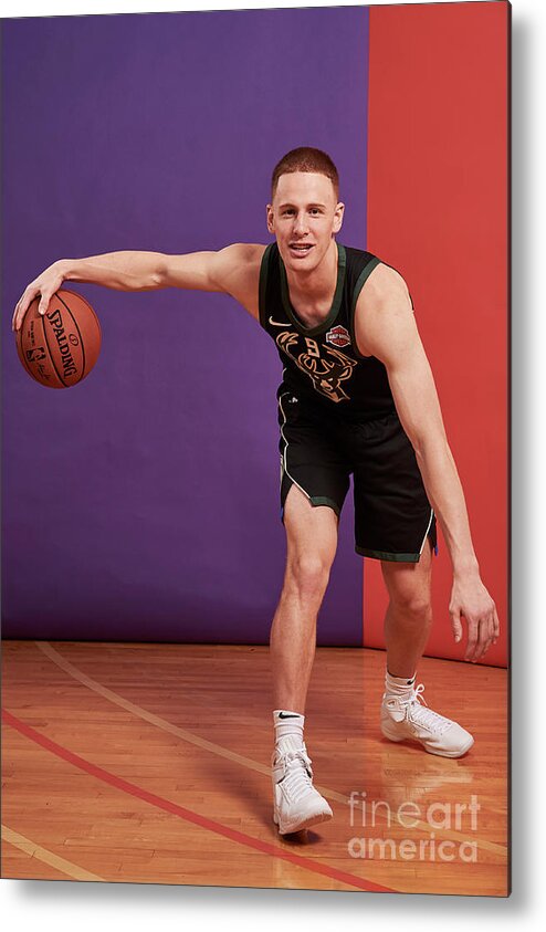 Donte Divencenzo Metal Print featuring the photograph 2018 Nba Rookie Photo Shoot by Jennifer Pottheiser