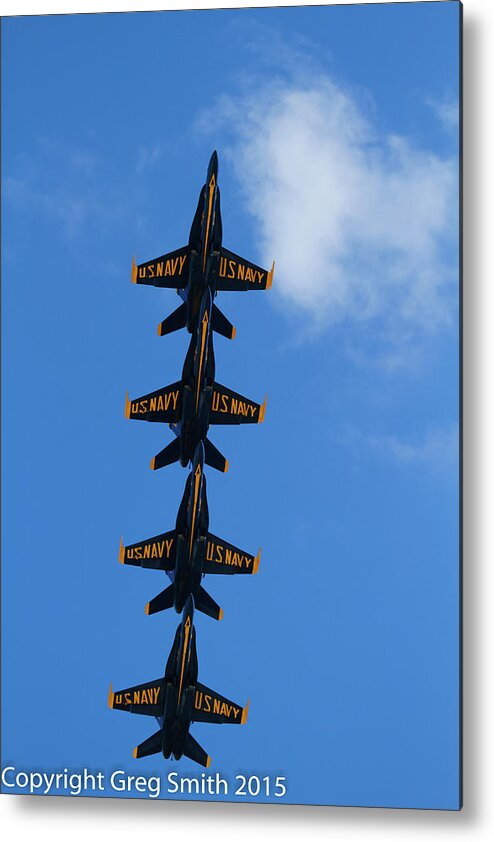 Blue Angels Nas Oceana Metal Print featuring the photograph Blue Angels NAS Oceana #14 by Greg Smith