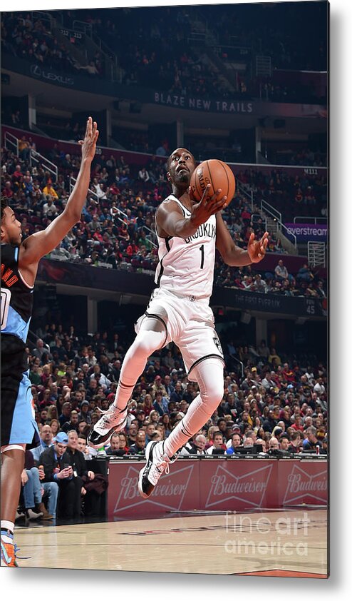 Nba Pro Basketball Metal Print featuring the photograph Brooklyn Nets V Cleveland Cavaliers by David Liam Kyle