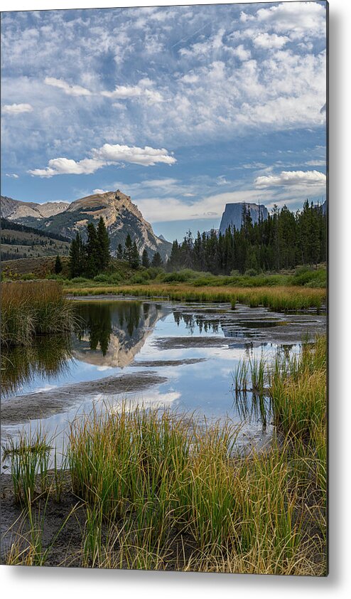 Bridger-teton National Forest Metal Print featuring the photograph USA, Wyoming White Rock Mountain #2 by Howie Garber