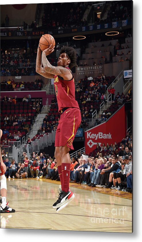 Nba Pro Basketball Metal Print featuring the photograph Miami Heat V Cleveland Cavaliers by David Liam Kyle