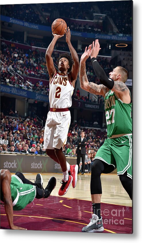 Collin Sexton Metal Print featuring the photograph Boston Celtics V Cleveland Cavaliers by David Liam Kyle