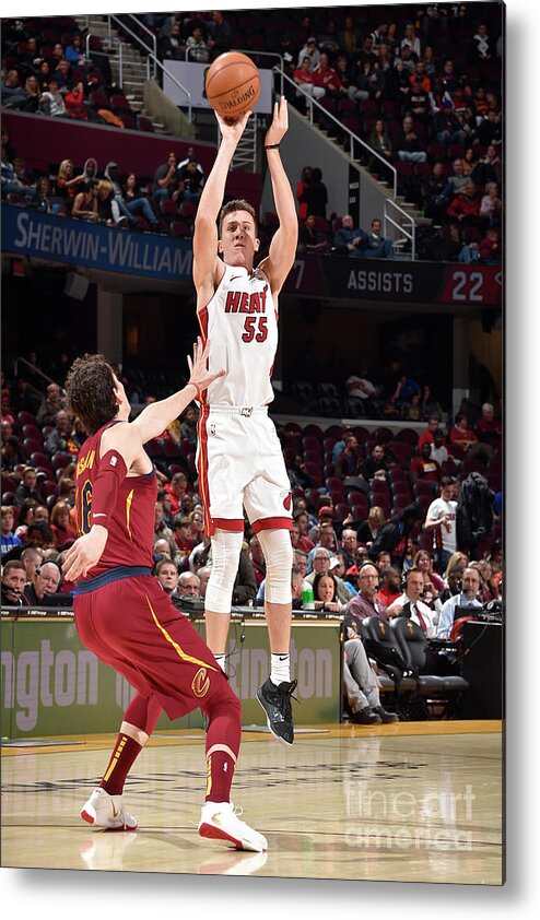 Duncan Robinson Metal Print featuring the photograph Miami Heat V Cleveland Cavaliers #25 by David Liam Kyle