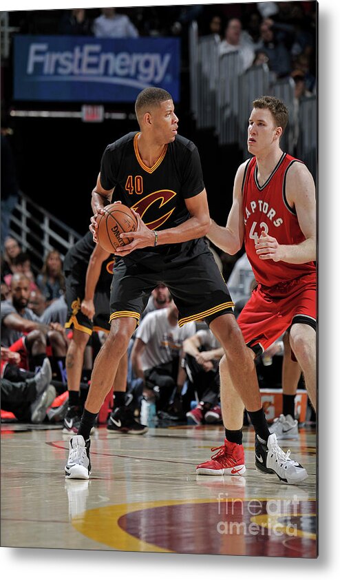 Nba Pro Basketball Metal Print featuring the photograph Toronto Raptors V Cleveland Cavaliers by David Liam Kyle