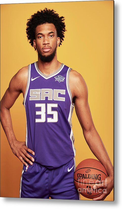 Marvin Bagley Iii Metal Print featuring the photograph 2018 Nba Rookie Photo Shoot by Jennifer Pottheiser
