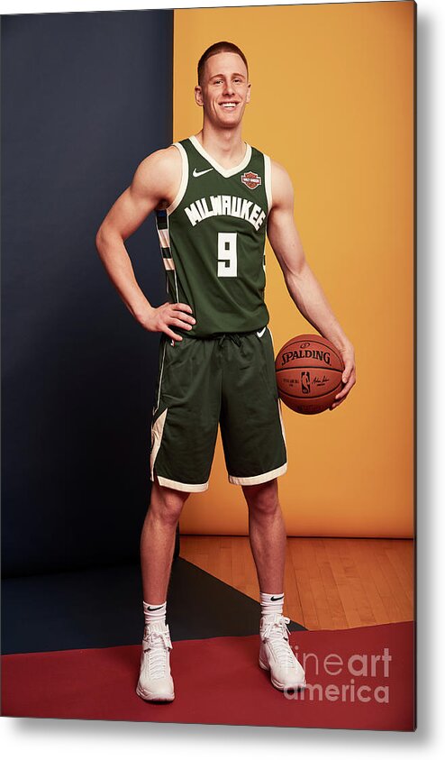Donte Divencenzo Metal Print featuring the photograph 2018 Nba Rookie Photo Shoot #293 by Jennifer Pottheiser