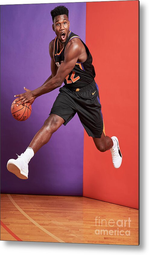 Nba Pro Basketball Metal Print featuring the photograph 2018 Nba Rookie Photo Shoot by Jennifer Pottheiser