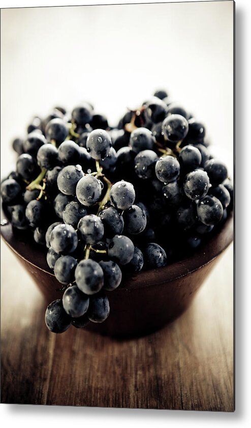 Bunch Metal Print featuring the photograph Grape #3 by Mmeemil