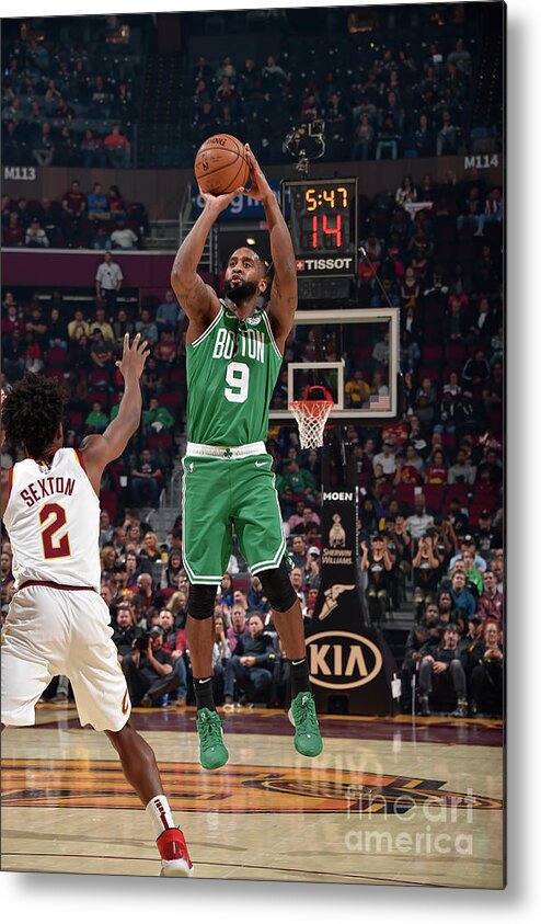 Brad Wanamaker Metal Print featuring the photograph Boston Celtics V Cleveland Cavaliers by David Liam Kyle