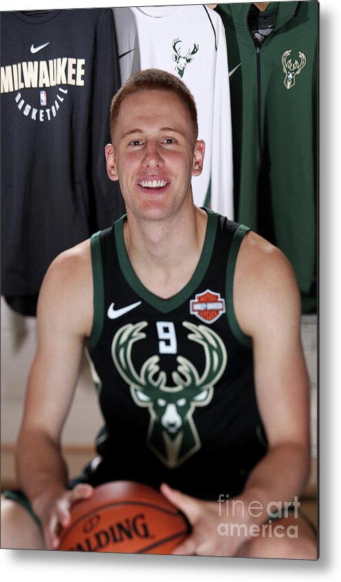 Donte Divincenzo Metal Print featuring the photograph 2018 Nba Rookie Photo Shoot by Nathaniel S. Butler