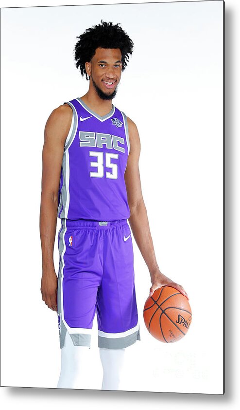 Media Day Metal Print featuring the photograph 2018-19 Sacramento Kings Media Day by Rocky Widner