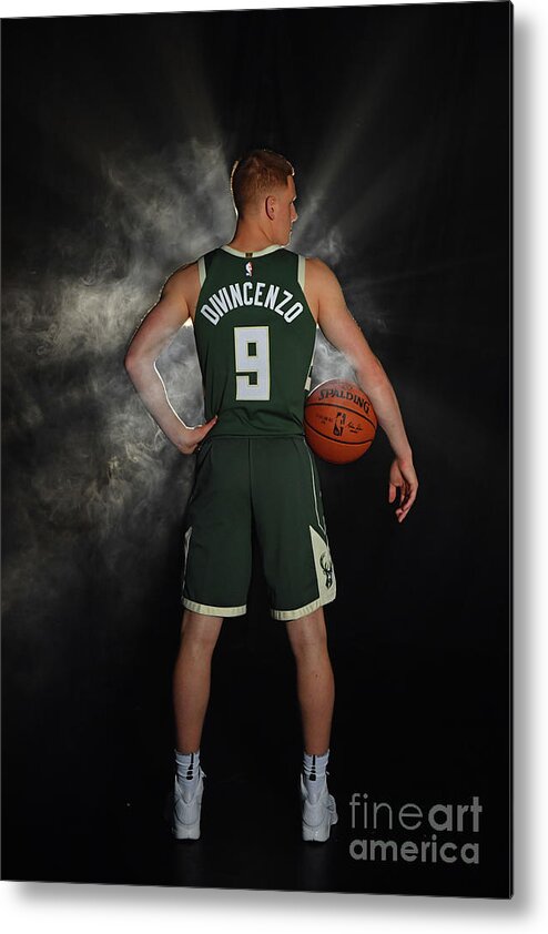 Donte Divincenzo Metal Print featuring the photograph 2018 Nba Rookie Photo Shoot #5 by Jesse D. Garrabrant