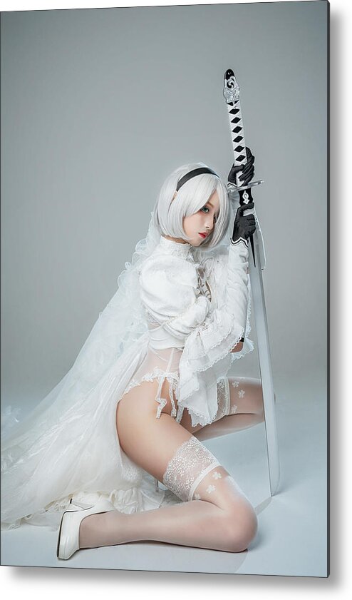 Anime Metal Print featuring the photograph Nier:automata #5 by Tales Yuan