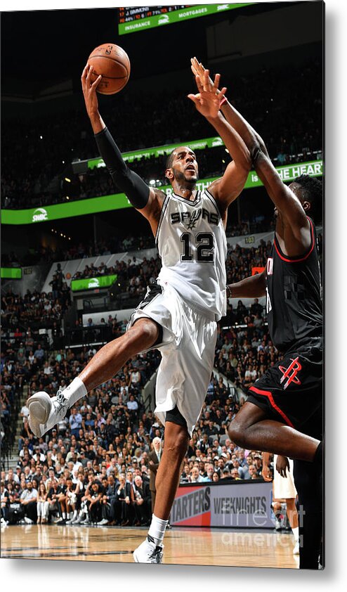 On May 9 Metal Print featuring the photograph Houston Rockets V San Antonio Spurs - by Jesse D. Garrabrant
